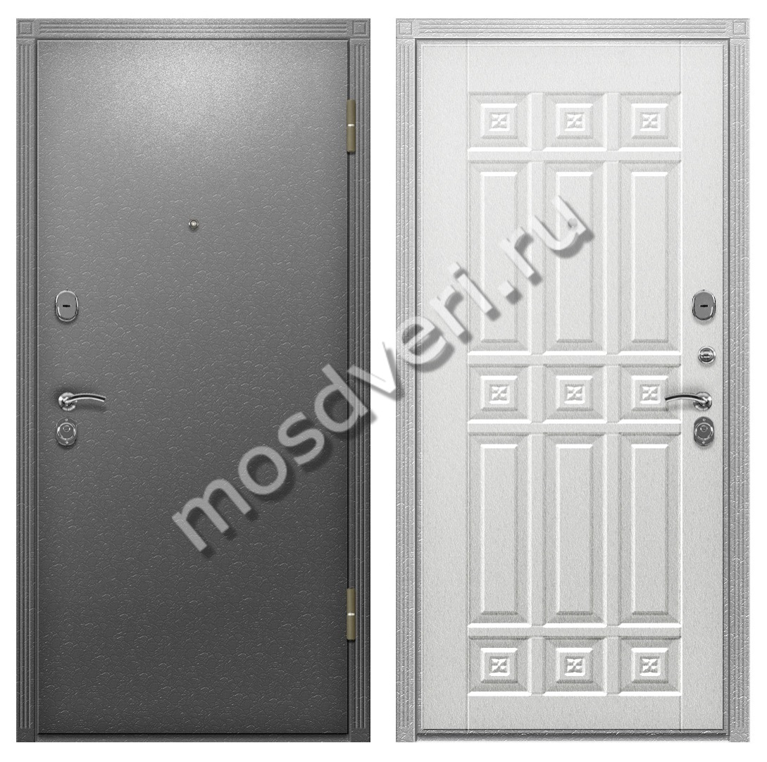 Входная дверь с одной створкой стальная с терморазрывом TD-136 - купить от производителя Мосдвери Входная дверь с одной створкой стальная с терморазрывом TD-136